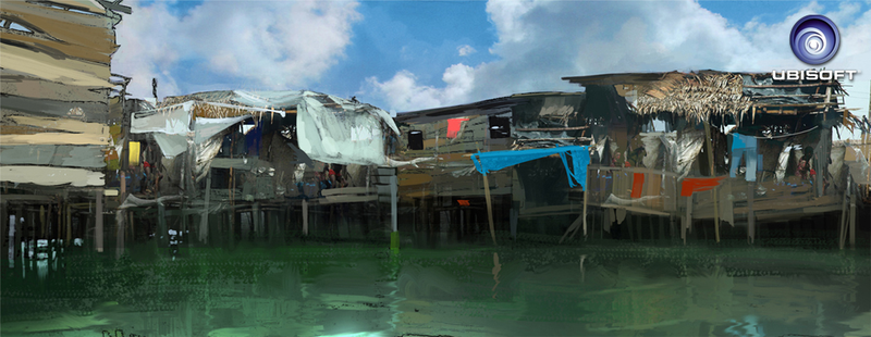 Illustration for article titled Early Far Cry 3 Concept Art Shows Scrapped Ideas, Luxury Resorts And... Fun Parks